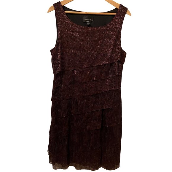 Flapper-Style Evening Dress - Size 12 - Picture 1 of 6